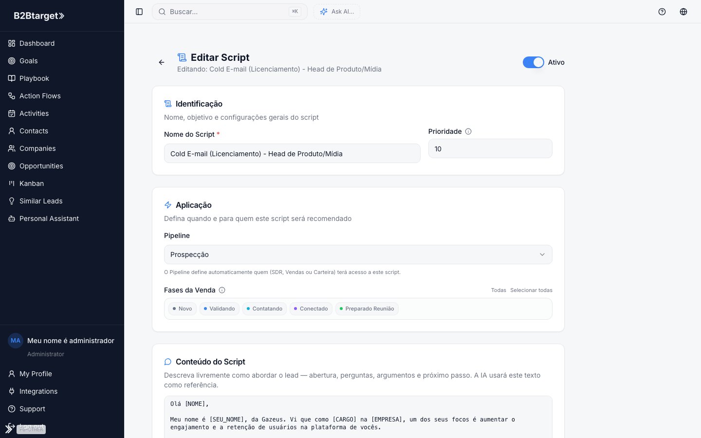 Playbook Script — B2BTarget
